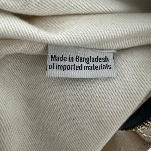 Clare V. Moyen Woven Messenger Bag in Cream - Picture 8 of 12